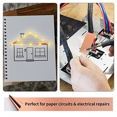 Copper Tape, Copper Foil Tape (2inch X 33 FT) with Conductive Adhesive for Guita