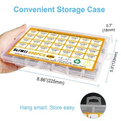 390PCS Compression Spring Assortment Kit 28 Sizes