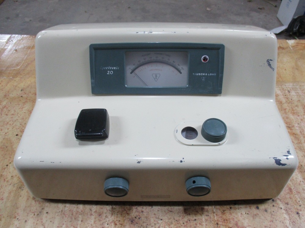 Bausch & Lomb Spectronic 20 Lab Spectrophotometer Colorimeter Spec 20