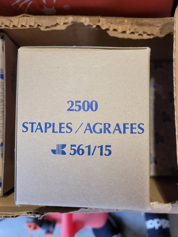 1 Box Josef Kihlberg JK Staples JK561-15 5/8” 2500 Staples 561/15