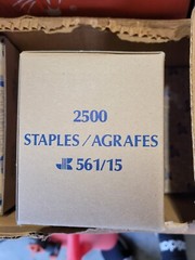 1 Box Josef Kihlberg JK Staples JK561-15 5/8” 2500 Staples 561/15