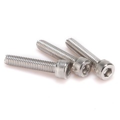 DIN912 10/20/50/100x M2 M3 M4 M5 Stainless Steel Hex Bolt Socket Cap Screws Head