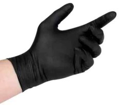 6 Mil Advance Black Nitrile Exam Gloves Powder Latex Free Case 1000 PCS Large