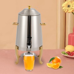 400W Insulated Beverage Dispenser for Hot Drinks 3.43Gal Stainless Steel USA
