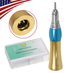 1:1 Surgical Handpiece Straight Nosecone External Spray Golden Dental