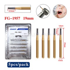 Dental Tungsten Steel Carbide Crown Metal Cutting Burs For High Speed FG-1957