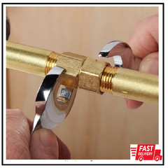 3/8 in. Female OD Compression Brass Coupling Fitting