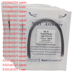 10Bags Dental Orthodontic Super Elastic Niti Nature Form Rectangular Arch Wires