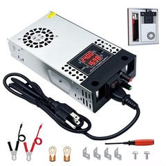 Adjustable 0-30V 16.6A 500W Power Supply, AC 110V/220V to DC 0-30V Buck Conve…
