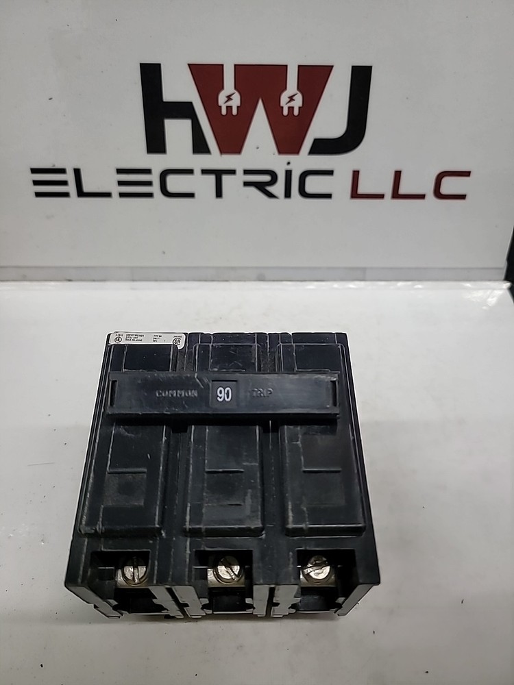 Eaton BAB3090H 90A 3POLE Bolt On Circuit Breaker Cutler Hammer, Westinghouse