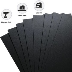 Pack of 2 ABS Plastic Sheet, Black Plastic Sheet 8″ x 12″ x 1/8″ Thick (3mm)