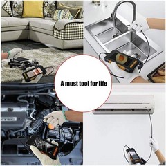 2M Handheld Industrial Endoscope 8mm Borescope Inspection Snake Camera w/8LED