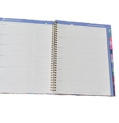 2027 Clementine 12 month Floral Planner July 2026-June 2027 11×9” Notebook Size