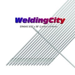 WeldingCity® 5-Lb ER4043 Aluminum 4043 TIG Welding Rod 3/32″ x 36″ | US Seller