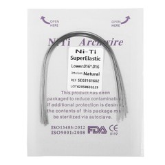 Dental Orthodontic Super Elastic Niti Nature Form Rectangular Arch Wires SA