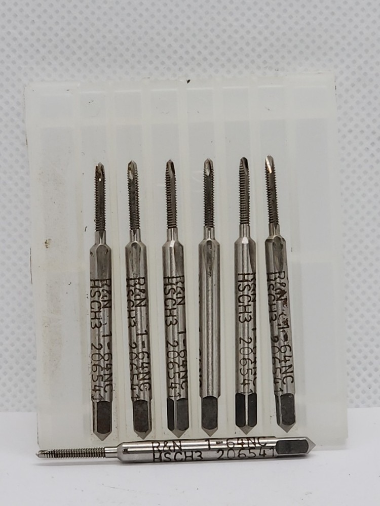 Lot of 6 – R &N 1-64NC HSCH3 SP-PT PLUG Thread Cutting Tap [GB4]