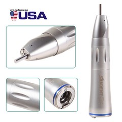 SANDENT Dental 1:1 Fiber Optic LED Surgical Straight Handpiece Nose Cone DL