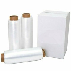12″ x 1500′ 80 Gauge 8 Rolls Pallet Wrap Stretch Film Hand Shrink Wrap 1500FT