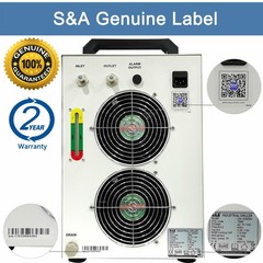 S&A CW-5200DH Water Chiller For 150W Laser Cutter Engraver CNC 110V