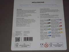 Moleskine – Drawing Kit – Notebook for Sketches and 12 Watercolor Pencils – Hard