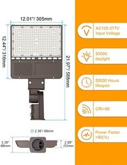 200W Commercial Outdoor Street Lighting Dusk to Dawn LED Parking Lot Slip Fitter