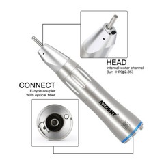 AZDENT Dental 1:1 Fiber Optic Surgical Straight Nose Cone Low Speed Handpiece