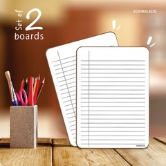 White Dry Erase Mini Notebook College Ruled 5 x 7 Inch