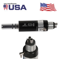 Slow/Low Speed E-type Air Motor Handpiece 4-Holes Yabang black CE Dental