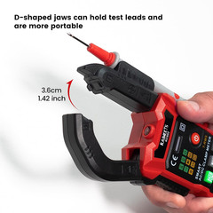 Smart Digital Clamp Meter with HD Screen, Inrush Current & Auto-Ranging