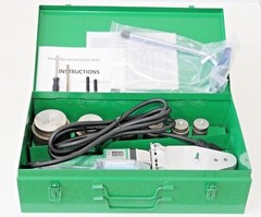 110V – 800W HDPE Pipe Fusion Welding Tool w/ Case & 1/2″ – 2″ IPS Sockets