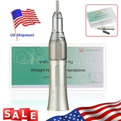 FX65 NSK Style Dental Slow Low Speed Straight Handpiece Nosecone 1:1 Fit NSK USA