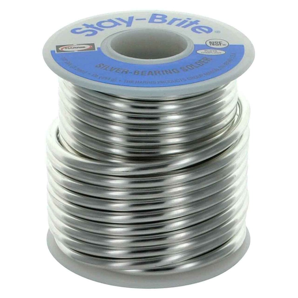 Harris SB61 Stay-Brite 1/8″ Silver Solder #10001 1 Lb Spool