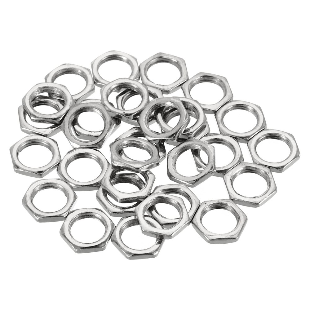 PATIKIL M9 x 0.75 Steel Hex Nuts, 30 Pack Metric Thread Zinc Plated Finished …