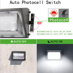 LED 120V Dusk To Dawn Outdoor Swivel Photo Cell Light Control Photocell Sensor