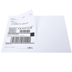 200-20000 8.5×5.5 Shipping Mailing Labels Half Sheet Self Adhesive for Laser ink