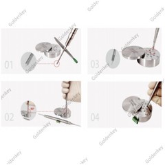 Dental Bone Tack Titanium Pins Membrane Fixation Stabilization Pin Handle GBR