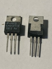 LM340T12 (7812) Positive 12 volts at 1 Amp Voltage Regulator