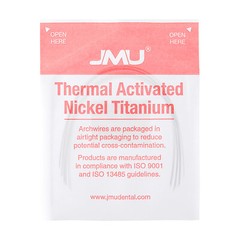 10pcs Orthodontic NiTi Archwire Activated Ovoid Thermal Form Round/Rectangular