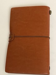 To My Granddaughter Leather Journal Blank Book Gift From Grandma