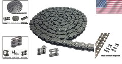 06C 35 Roller Chain – Durable 5ft Length with 2 Links, Meets ANSI Standards