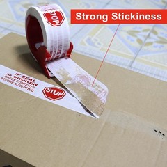Stop Sign Sealing Tape Pre-Printed ” IF SEAL IS BROKEN,CHECK CONTENTS BEFORE …