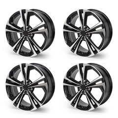New 18×7.5 Silver Aluminum Alloy Wheel Rims Set of 4
