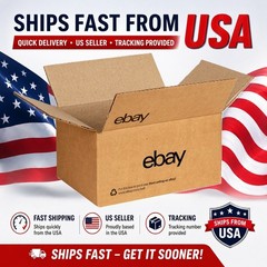 eBay-Branded Boxes With Black Color Logo 6″ x 4 3/4″ x 4 3/4″ FREE SHIPPING USA