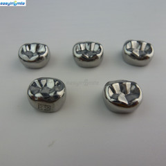 Dental kid crowns stainless steel temporary Primary molar crowns 48 sizes