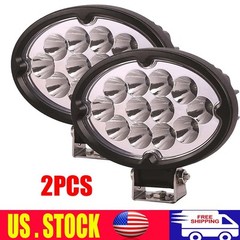 2x 36W Oval LED Work Light Spot Beam Headlight For AGCO Tractor DT205B DT225B