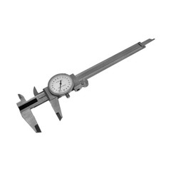 150mm Precision Metric Dial Caliper 0.02mm Stainless Steel Graduation Shockproof