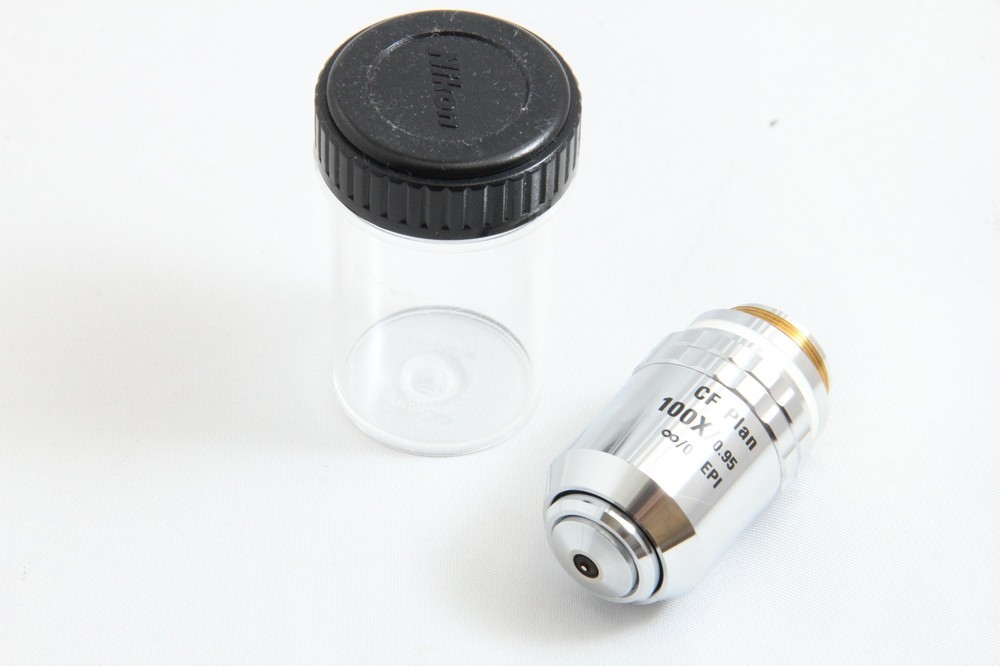 Nikon CF Plan 100x / 0.95 ∞/0 EPI WD 0.3 Microscope Objective #5718