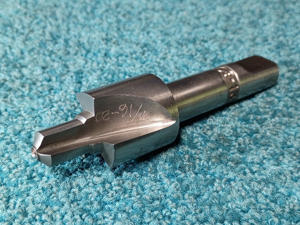 Eclipse 7/16-20 SAE J1926-1 # -4 Hydraulic Port Tool 3.5″ OAL 1/2″ SHK 408-1304
