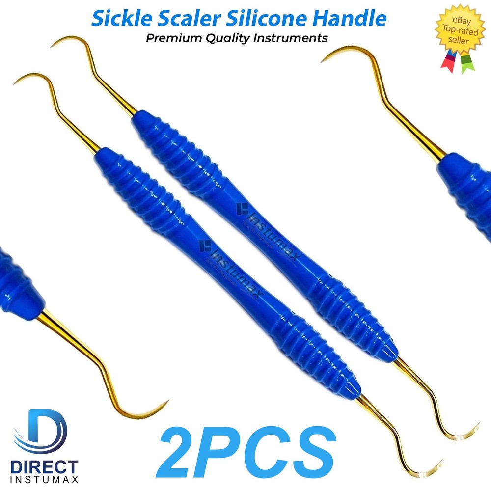 Sickle Scaler H6/H7 Dental Anterior Posterior Periodontal Silicone Handle