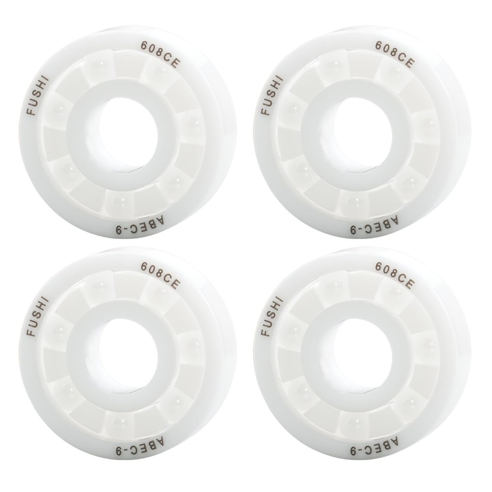 4PCS 608 ZrO2 Zirconia Full Ceramic Bearing Full ZrO2 Ceramic Ball Bearing Zi